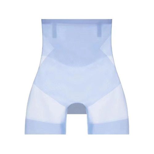 Short De Contrôle Du Ventre Pour Femme, Taille Haute, Amincissant, Modelant Le Corps, Sous-Vêtements Xl, Bleu Clair