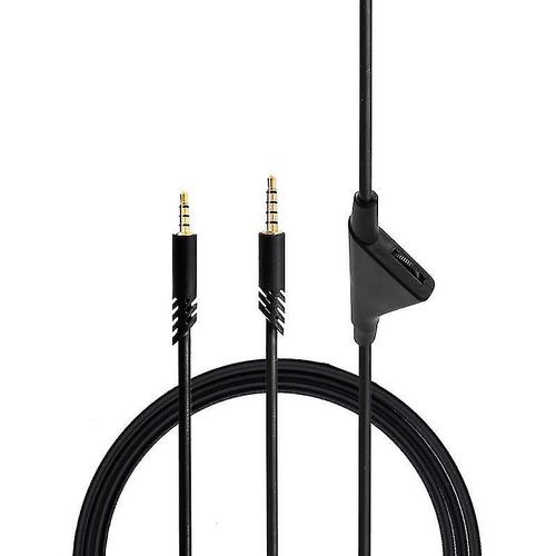 Câble Audio pour casque d'écoute, pour Logitech Astro A10 A30 A40, réglage  du Volume