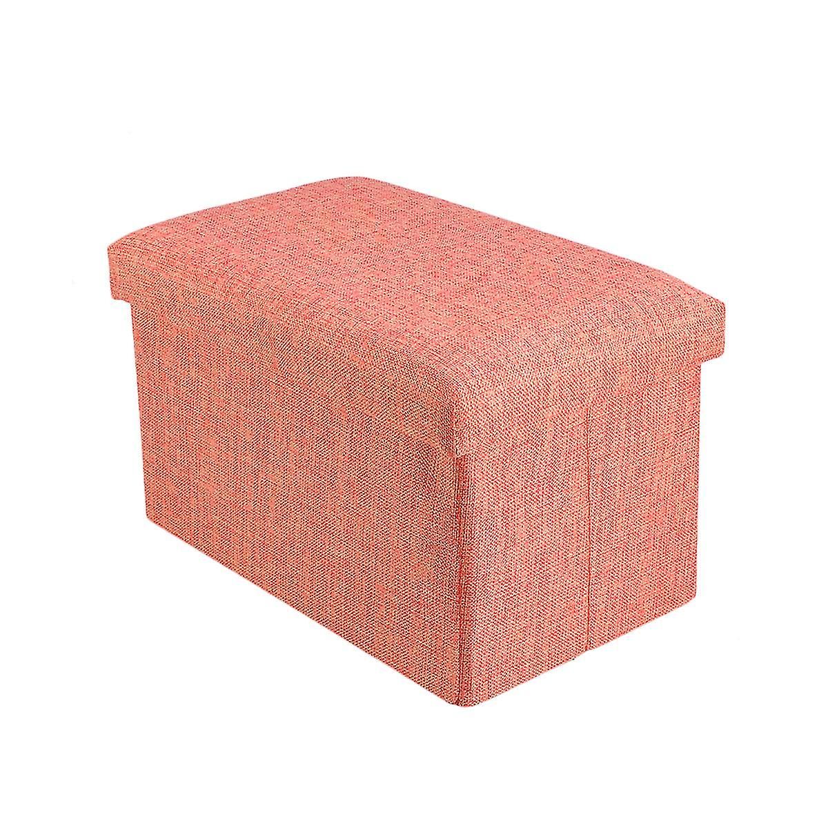 Pouf de rangement pliable avec coffre  jouets pliable, bot...