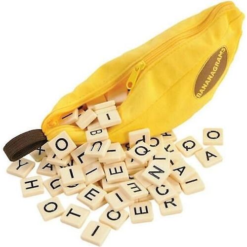 Jeu De Mots Bananagrams, Puzzle, Lettres, Mots, Pochette, Jouet Éducatif Amusant Pour Enfants