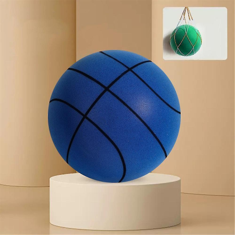 Ballon de basket-Ball silencieux d'intérieur, ballon d'entraînement  silencieux, non revêtu, jouets à haute élasticité, cadeaux d'anniversaire,  bleu, nouvelle collection 2023