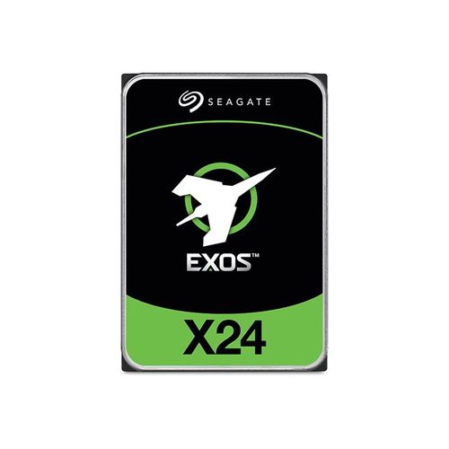Seagate Exos X24 ST20000NM001H - Disque dur - Enterprise - chiffré - 20 To - interne - 3.5" - SATA 6Gb/s - 7200 tours/min - mémoire tampon : 512 Mo - Self-Encrypting Drive (SED)