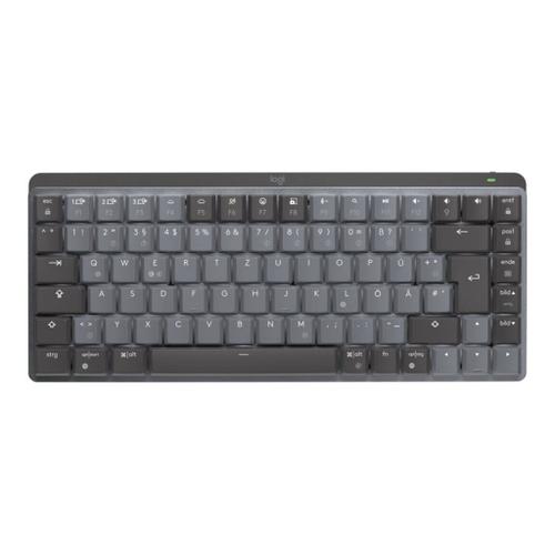 Logitech MX Mechanical - Mini clavier Azerty sans fil rétroéclairé Wifi - Noir