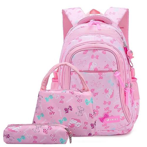 Cartable pour Enfants,Élèves du Primaire Double Sac à Bandoulière Réduire Les Négatifs De Grande Capacité Dessin Animé B