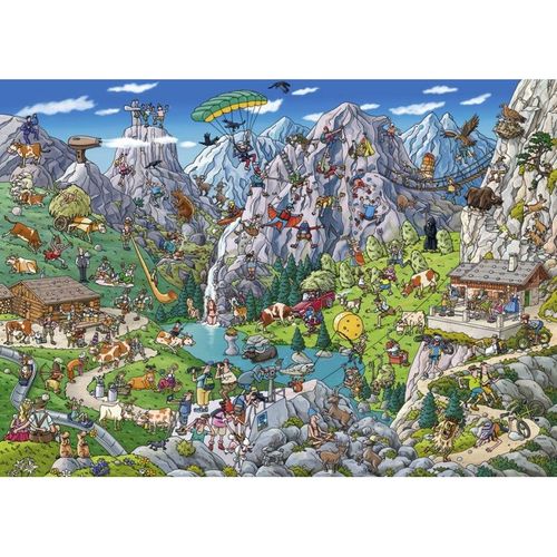 Puzzle 1000 Pièces Birgit Tanck : Alpine Fun