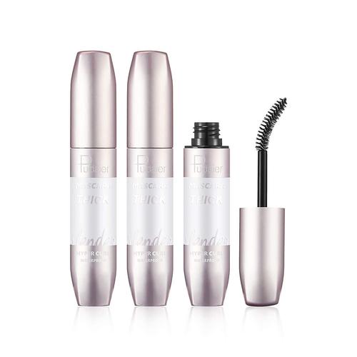 Mascara Marron Volume Et Longueur 2 Pièces Tête De Brosse En Silicone 4d Mascara Lash Blast Naturel Et Longue Durée, 0,27 Fl Oz 