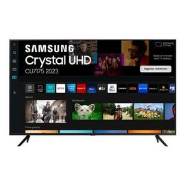 Samsung TU65CU7175U - 65" CU7175 Series TV LCD rétro-éclairée par LED - Crystal UHD - Smart TV - Tizen OS - 4K UHD (2160p) 3840 x 2160 - HDR - noir