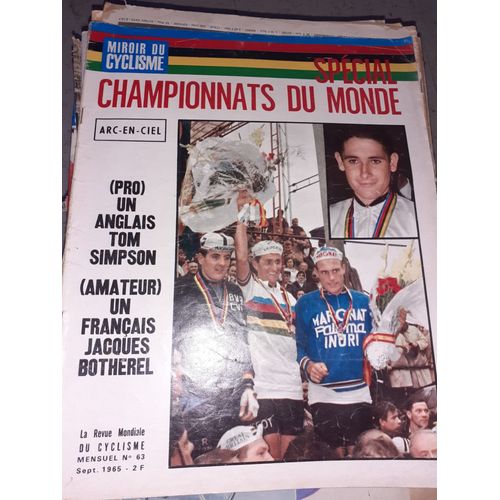 Lot D'ancuens Magazines Miroir Du Cyclisme