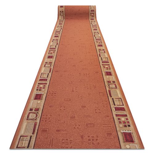 80x110 Cm Tapis De Couloir Antidérapant Jena Roux 80cm