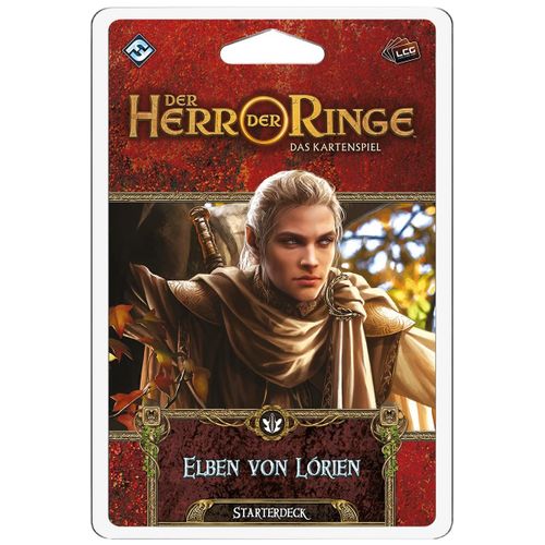 Asmodee Le Seigneur Des Anneaux Le Jeu De Cartes - Elbes De Lórien Deck De Démarrage - Jeu De Cartes - Construction De Couverture - Allemand