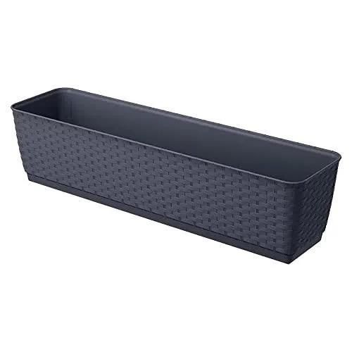 Prosperplast Pot Ratolla P, Dimensions (Mm) 590x154x142, Couleur Anthr