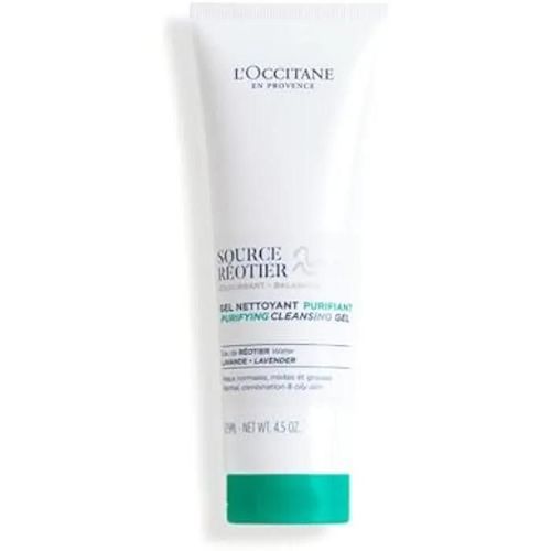 Gel Nettoyant Purifiant - L'occitane - Source Réotier - 125 Ml - Peaux Normales À Grasses - Fabriqué En France 
