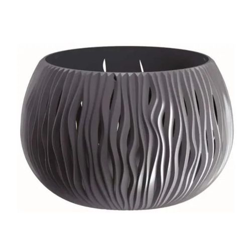 Pot De Fleurs Avec Insert Ø 370 Mm 9l Anthracite Prosperplast Sandy Bowl Dsk370