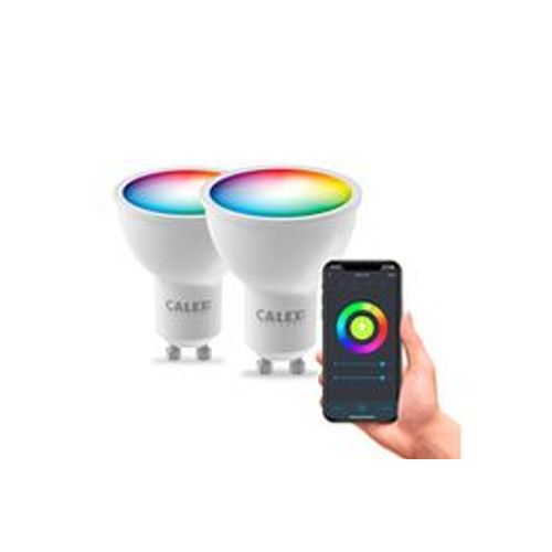 Lot De 2 Ampoules Gu10 Connectée Smart Rgb Cct