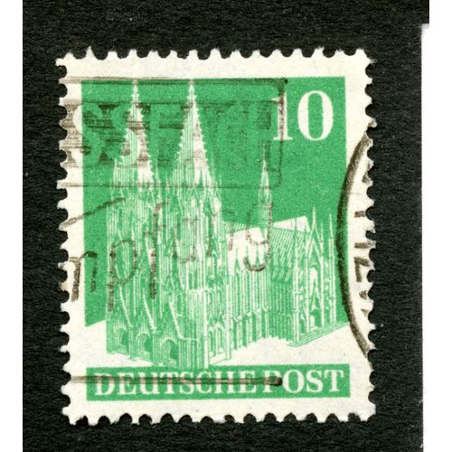 Timbre Oblitéré Deutsche Post , 10