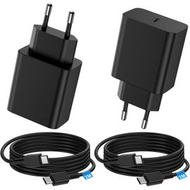 Eryi-Chargeur Pour Samsung 45w, 2pack Usb C Chargeur Charge Rapide Prise Et 2m Câble Compatible Avec Samsung Galaxy S24/S23/S22/S[338]