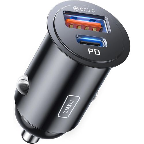 Eryi-Allume Cigare Usb C, 2 Ports 60w Charge Rapide Chargeur Voiture With Usb C Et A, Prise Allume Cigare 12v Pour Iphone 16 15 1[344]