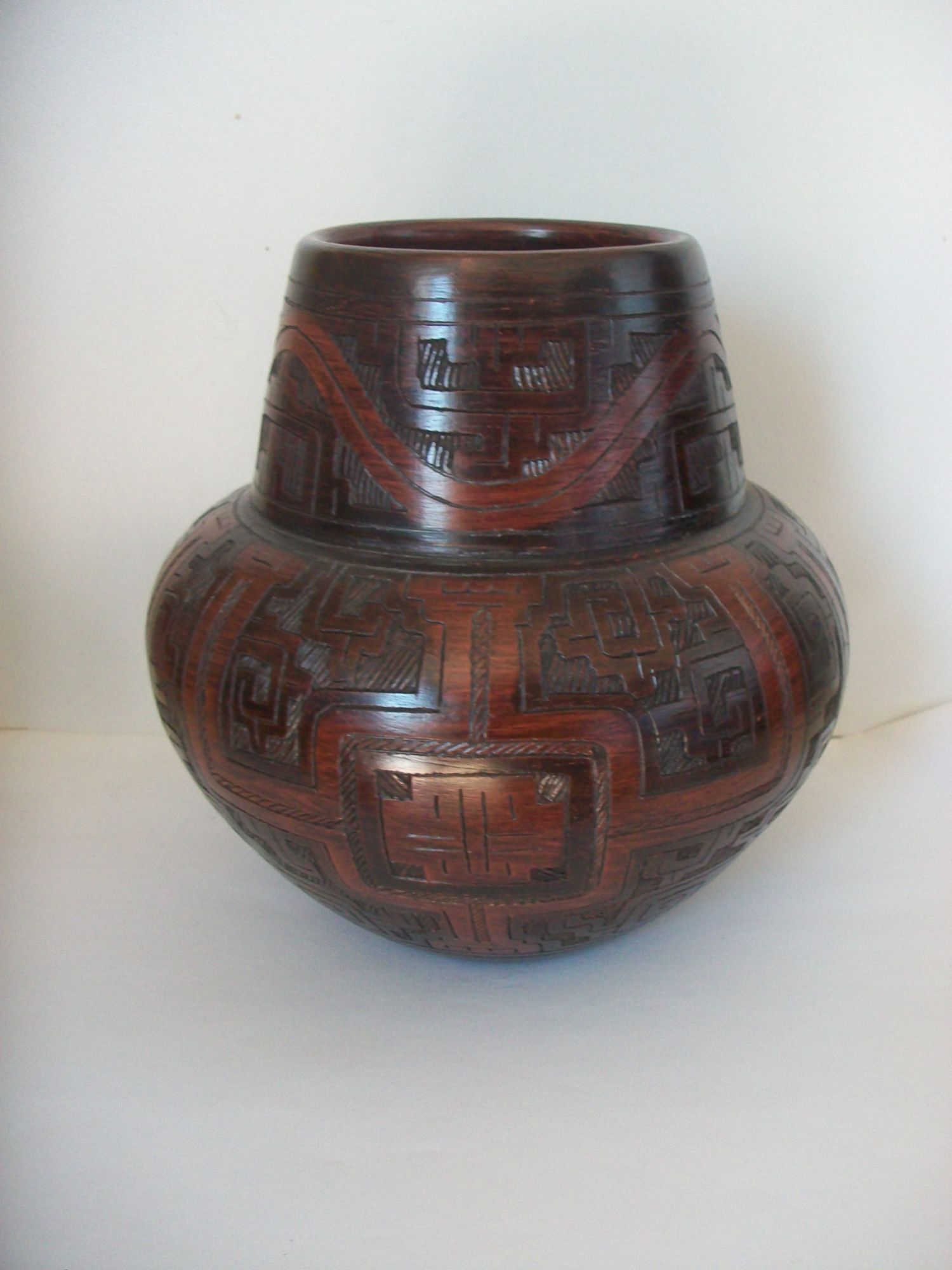 Vase pot terre cuite marron