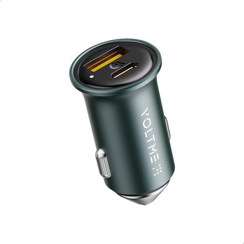 Eryi-Chargeur Voiture Allume Cigare Usb C Rapide 30w Vert 2-Port, Prise Allume Cigare 12v Pd&qc3.0 Adaptateur Cigare Usb C Pour I[1151]