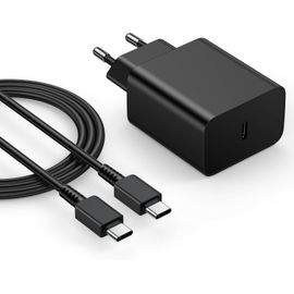 Eryi-Chargeur Usb C 45w, Chargeur Pour Samsung Charge Rapide Et 2m Câble Prise Compatible Avec Samsung Galaxy S24/S23/S22/S21/S20[350]