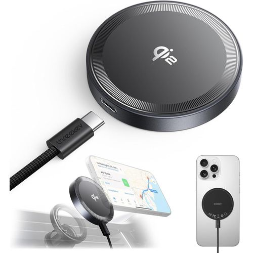 Eryi-Chargeur Induction, Qi2 15w Pour Magsafe Chargeur, Tapis De Charge Rapide Pour Iphone 16 Pro Max/15/14/13/12, Samsung S25 Ul[1876]