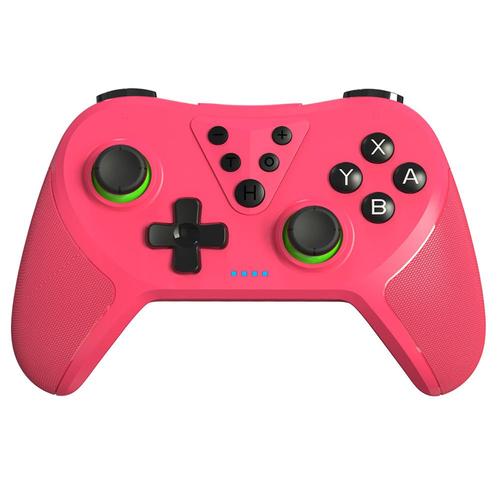 Manette Switch Pro Sans Fil Pour Nintendo Switch/Lite/Oled - Rose - Gyroscope 6 Axes, Support De Mouvement, Double Turbo Réglable, Manette De Jeu À Distance Améliorée