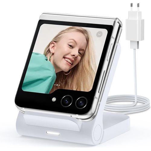 Eryi-Chargeur Induction Pour Samsung Galaxy Z Flip, 15w Rapide Chargeur Sans Fil Pour Samsung Galaxy Z Flip 6/5/4/3, Pour Motorol[1390]