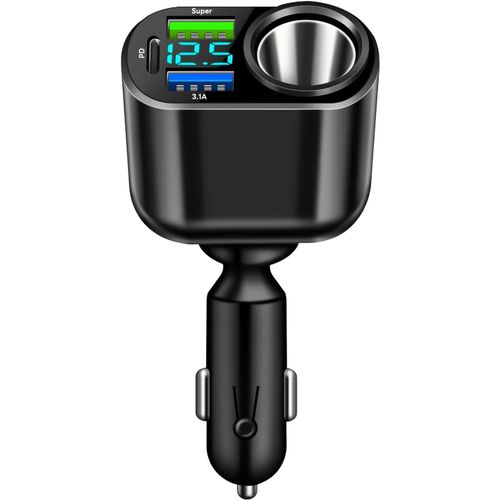 Eryi-186w Chargeur Allume Cigare Usb, 90w Multiprise Allume Cigare, 66w Charge Super Rapide Type C Pd 30w, Adaptateur Allume Voit[1833]