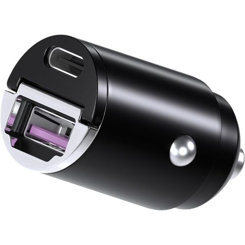 Eryi-Usb-C Adaptateur Chargeur Voiture \U2013 45w Allume Cigare Usb Charger Rapide - Chargeur Téléphone Auto Compact - Double Cha[821]
