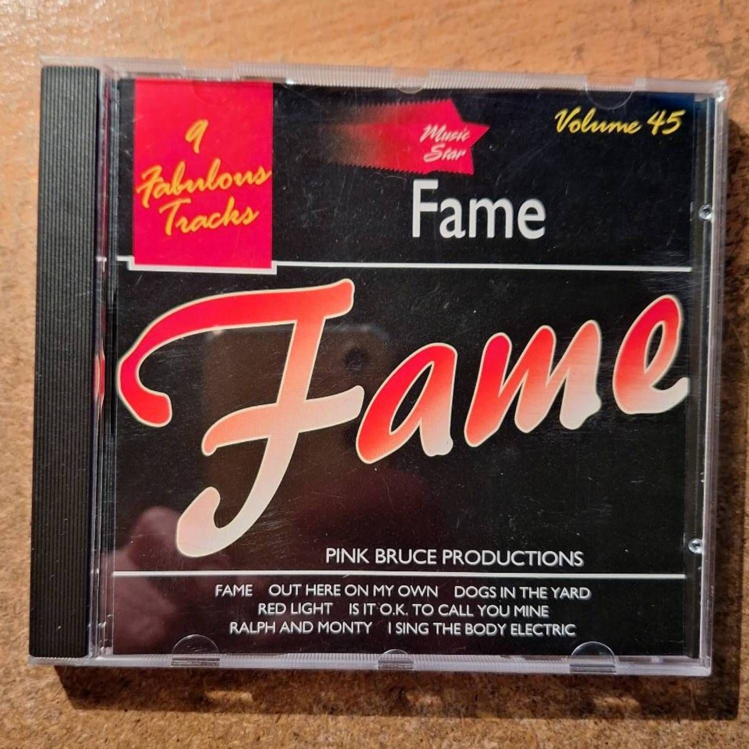 Music Star Volume 45 - Fame Cd Pink Bruce Productions