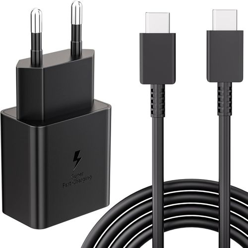 ERYI-Chargeur USB C 25W, Prise de Charge PD 3.0 avec Chargeur Rapide de 1,5m Câble de Charge Adaptateur pour Samsung Galaxy S24/S[1235]