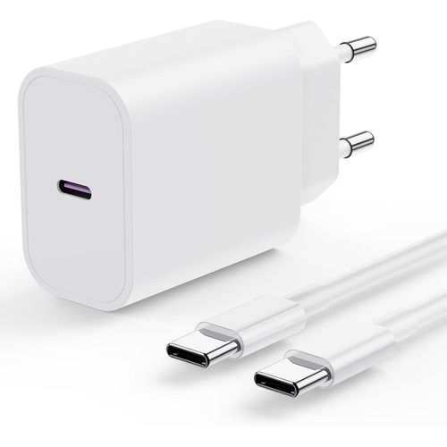 Eryi-Chargeur Rapide Iphone 16 15 Pro, Chargeur Iphone Usb C 20w Avec 2m Usb C Câble Pour Apple Iphone 16 Pro Max/15/15 Plus/Ipad[230]