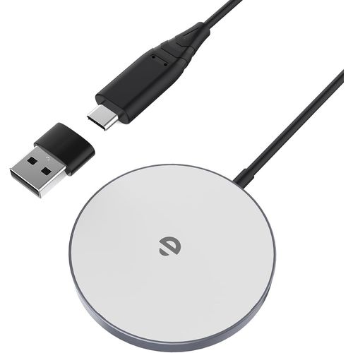 Eryi-Chargeur Induction Rapide Compatible Avec Magsafe, 15w Magnétique Sans Fil Charger Pour Iphone 15/14/13/12 Series Et Airpods[1265]