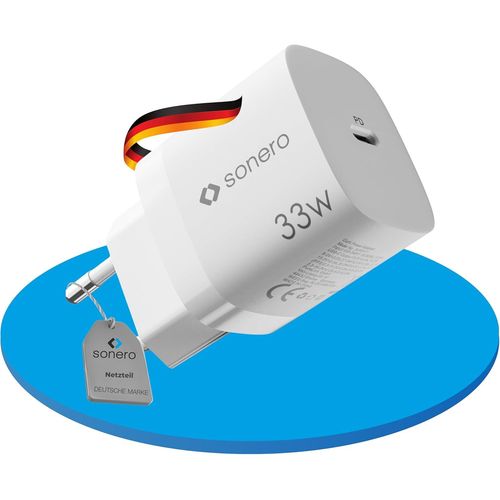 Eryi-Sonero Chargeur Usb-C, 1x 33 Watts Port Usb-C, Gan Chargeur Rapide, Alimentation Usb, Chargeur De Téléphone Portable Avec Dé[1983]