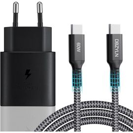 Eryi-Usb C Chargeur 25w Charge Rapide Avec Câble Pour Samsung Galaxy S24,S23,S22,S21,S20,S10,Z Fold Flip 3/4/ 5,A13,A14,A23,A33,A[2503]