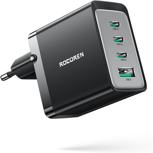 Eryi-Chargeur Rapide Usb C 65w, Gan5 Tech, Pd 3.0 67w Chargeur Usb C Compatible Avec Macbook Pro, Samsung Galaxy S24/S24+/S24 Ult[2489]