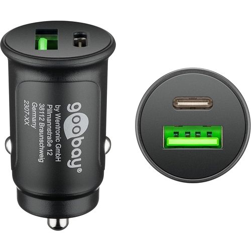 Eryi-Chargeur De Voiture Double Port Usb Adaptateur Allume-Cigare Power Delivery 12v / 24v Voiture Mini Usb C Adaptateur Chargeur[3159]