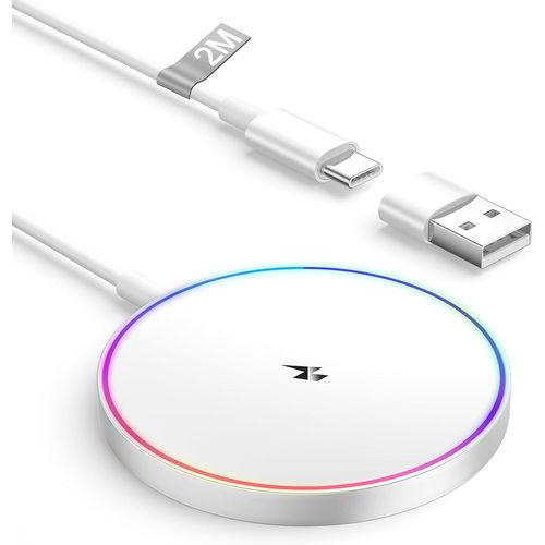 Eryi-Chargeur Induction Iphone, 15w Chargeur Mag-Safe Pour Apple Iphone 16/15 Pro Max/15 Plus/15/14 Pro Max/14 Plus/14/13 Pro/12,[2569]