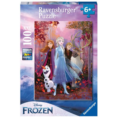 Ravensburger - Puzzle Enfant - Puzzle 100 P Xxl - Elsa Et Ses Amis Disney La Reine Des Neiges 2 - D S 6 Ans - 80535