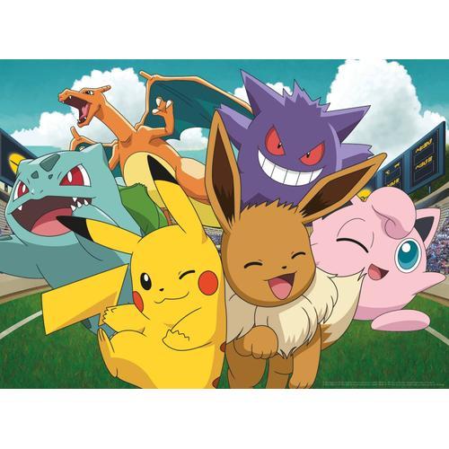 Ravensburger Puzzle 80530 - Les Pokémon Du Stade - Puzzle 500 Pi Ces Pour Adultes Et Enfants Partir De 10 Ans Exclusif Sur Amazon
