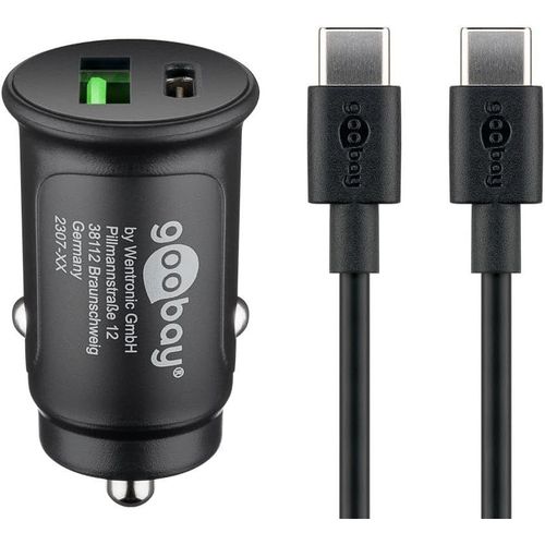 Eryi-- Compact 27 W Allume-Cigare Usb C Distributeur / 12 V/Chargeur De Voiture Compact/Chargeur De Voiture Usb C Power Delivery/[2170]