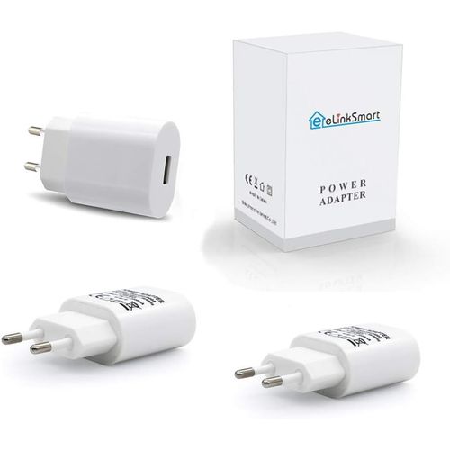 Eryi-[Lot De 3] Chargeur Usb Eu 5 V 2 A Bloc D'alimentation Pour Phone 8/7/7 Plus/6s/6s Plus, Pad, Tablette, Galaxy, Téléphone Sa[4143]