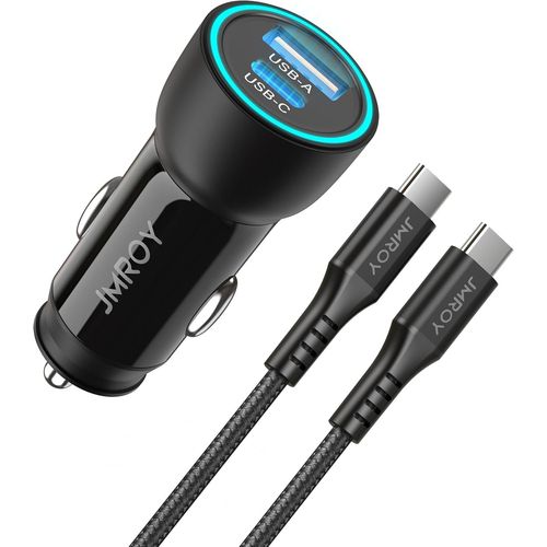 Eryi-Chargeur De Voiture 63 W, Chargeur De Voiture Usb C 45 W Samsung Chargeur Super Rapide 2.0 Pps 45 W Compatible Avec Samsung [4399]