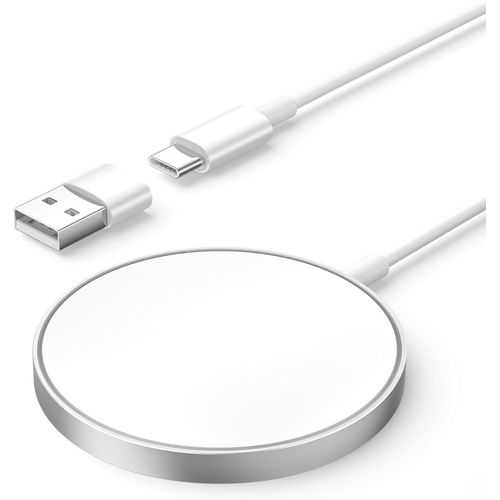 Eryi-Chargeur Sans Fil Pour Iphone, 15w Chargeur Induction Pour Iphone, Compatible Avec Iphone 16/15/15 Pro/15 Pro Max/14/13/12 E[3044]