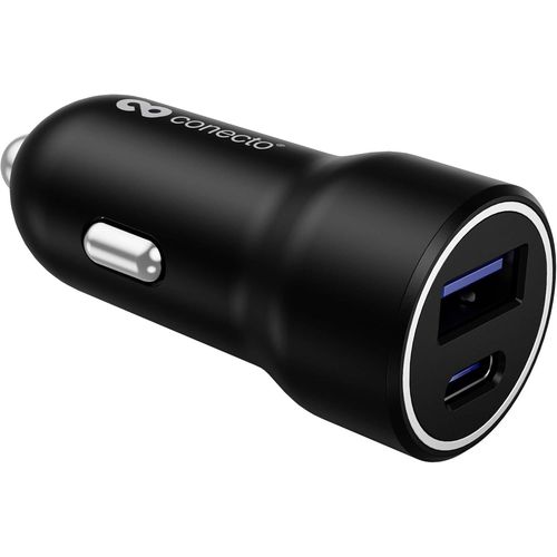 Eryi-Chargeur Usb-C, 12 V Chargeur Allume-Cigare, 2 Ports, 1x Usb-C 20 Watt Max. Pd, 1x Usb A 18 Watt Max, Chargeur Rapide, Noir[2845]