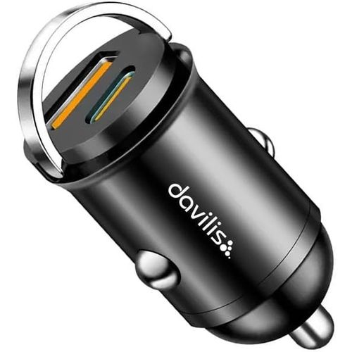 Eryi-® Chargeur De Voiture Prise Allume-Cigare À Charge Rapide Pd C 30 W Usb A Qc 3.0 60 W Total Pour Téléphone Portable Smartpho[2848]