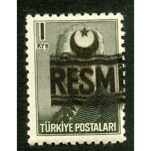 Timbre Oblitéré Turkiye Postalari, 1 Krs