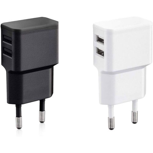 Eryi-2x Double Chargeur Usb 12w / 2400ma Pro Series Alimentation Universelle Adaptée Pour Téléphone Portable, Batterie Externe Et[4228]