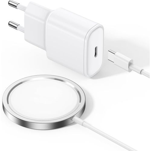 Eryi-Chargeur Magnétique Sans Fil¿Certifié Mfi¿ 15w Usb C Rapide Chargeur,Induction Sans Fil,Compatible Avec Iphone 16/15/14/13/1[3098]