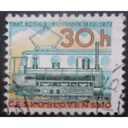 Tchecoslovaquie N°1903 Locomotives Oblitéré